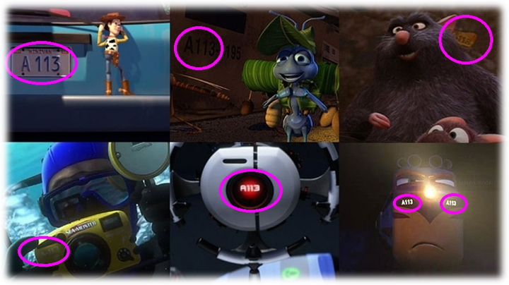 Pixar Easter Eggs