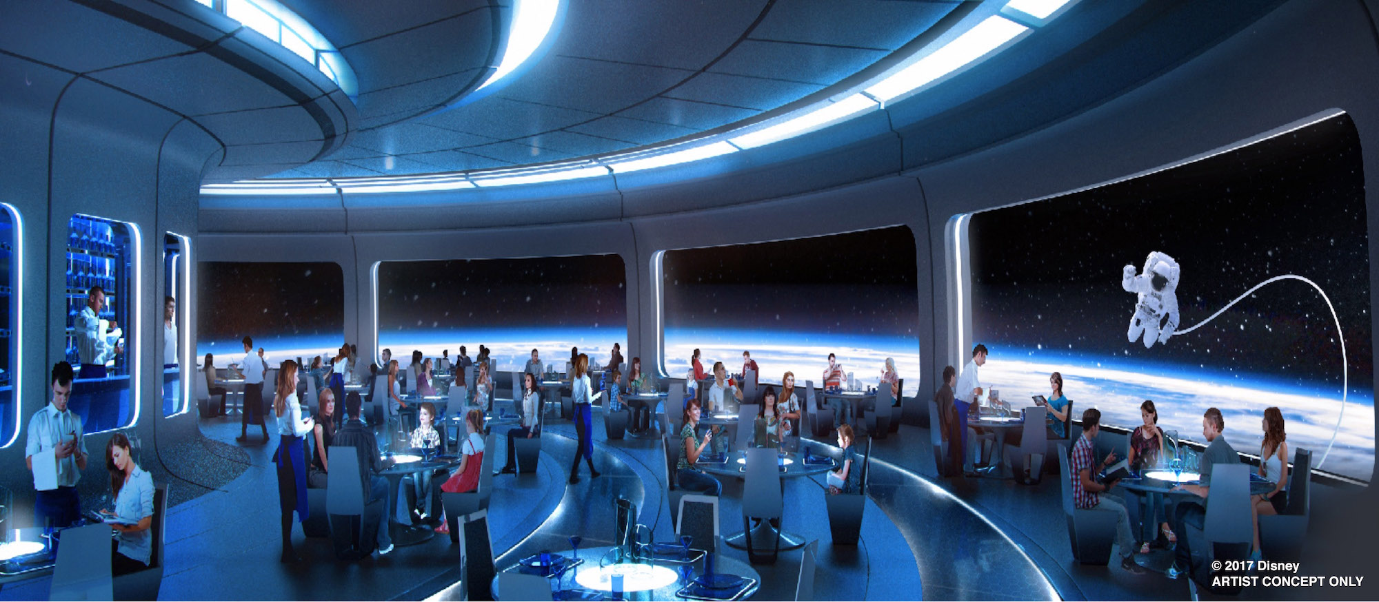 Space 220: Novo Restaurante com tema espacial em EPCOT
