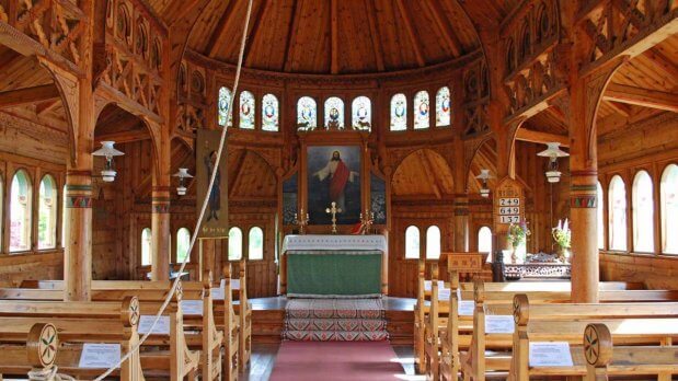 Frozen - Igreja de St. Olaf - Balestrand Noruega