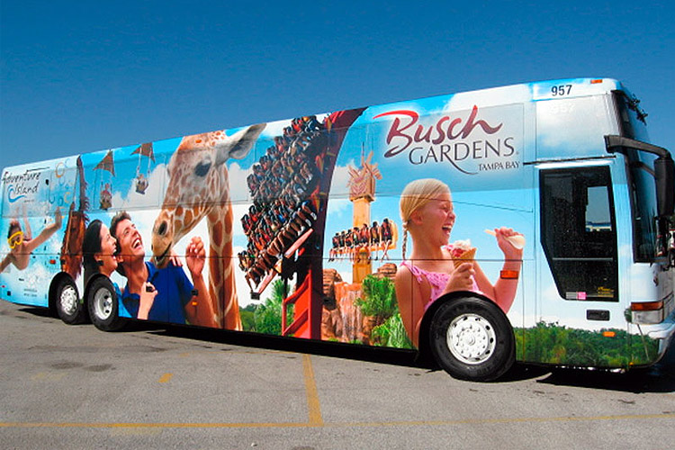 onibus Busch Gardens