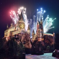 HOGWARTS ALWAYS CASTLE PROJECTION SHOW NO THE WIZARDING WORLD OF HARRY POTTER – HOGSMEADE