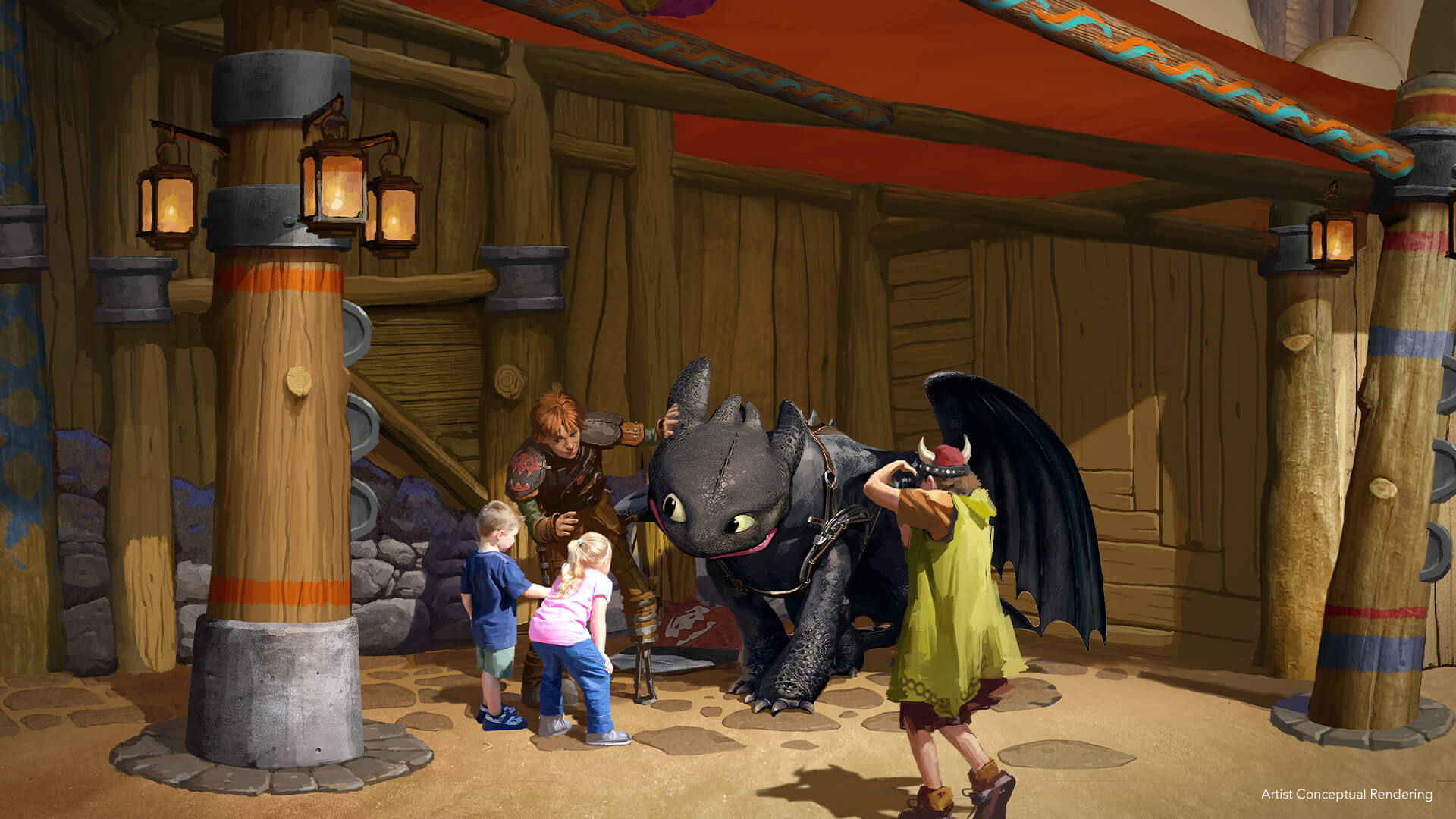 Hiccup and Toothless Meet & Greet - ISLE OF BERK