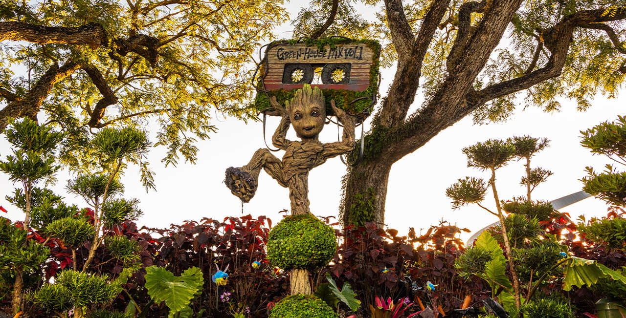 5 Curiosidades sobre a Nova topiaria do Groot em EPCOT