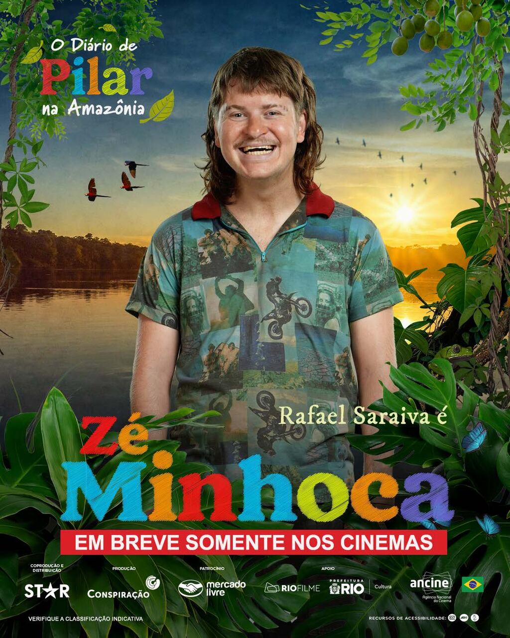 Rafael Saraiva é ZÉ MINHOCA