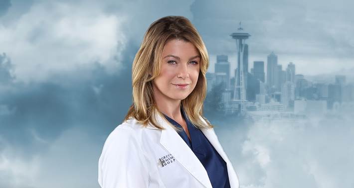 Meredith Grey (Ellen Pompeo) de Grey's Anatomy