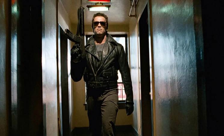 Arnold Schwarzenegger em O Exterminador do Futuro