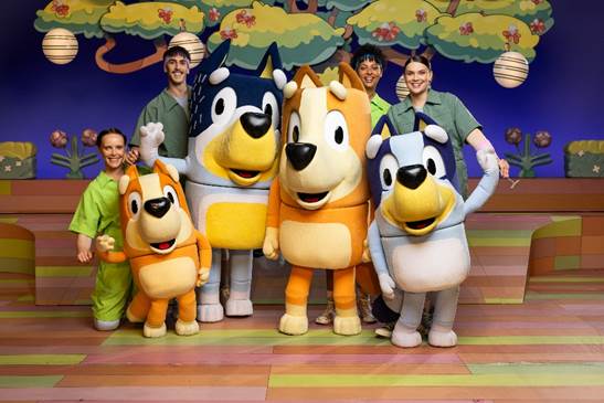 Bluey e o Teatro de Marionetes