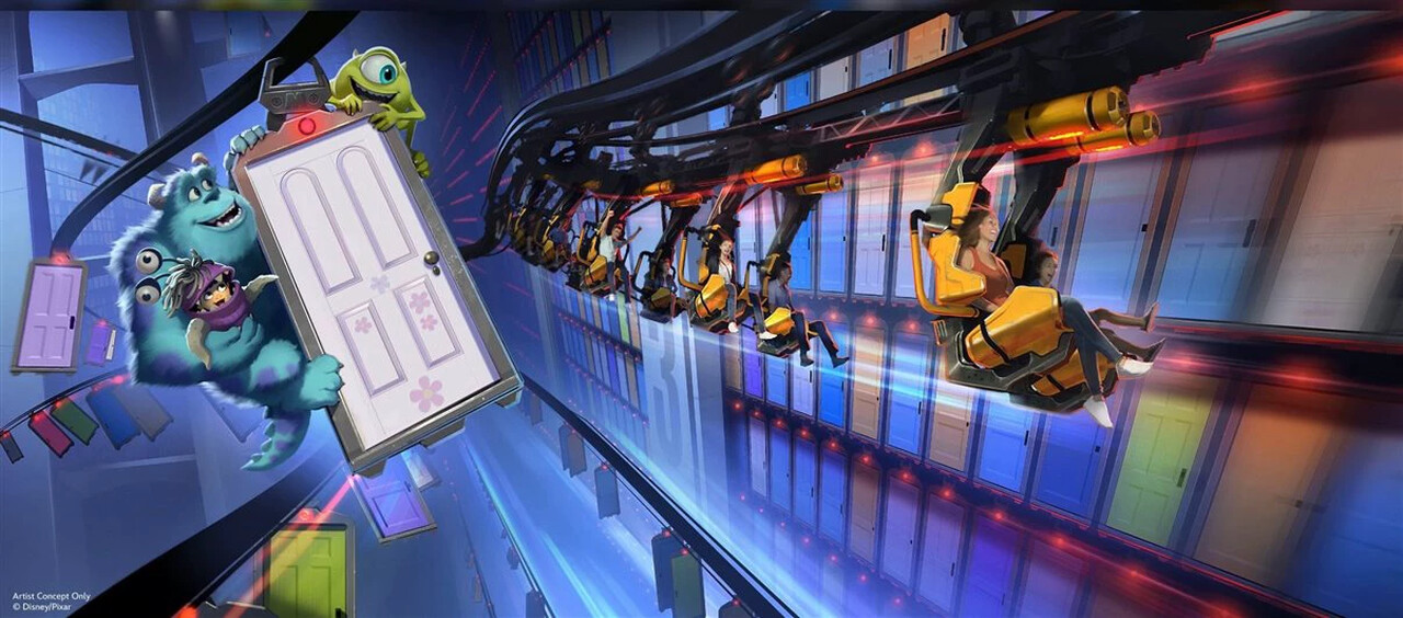 Monsters, Inc. Suspended Door Coaster